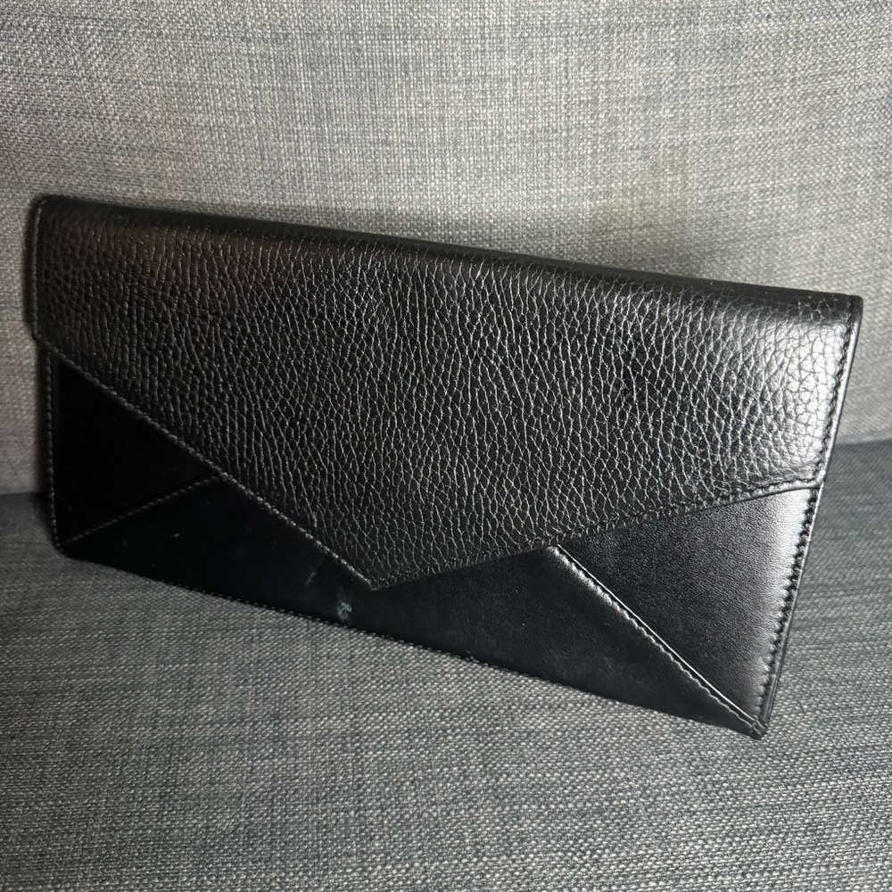 Cuyana Leather Envelope Clutch